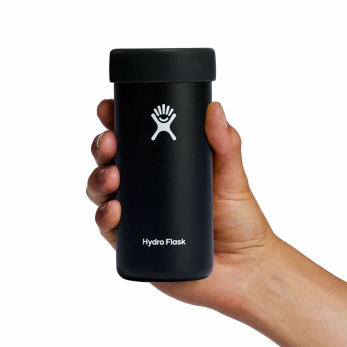 12 oz Slim Cooler Cup Black