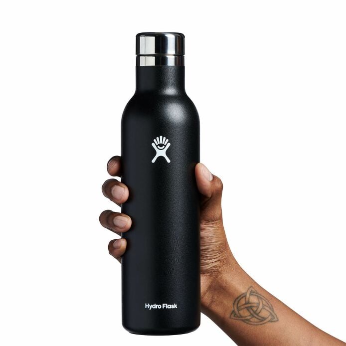 25 oz Wine Bottle Black